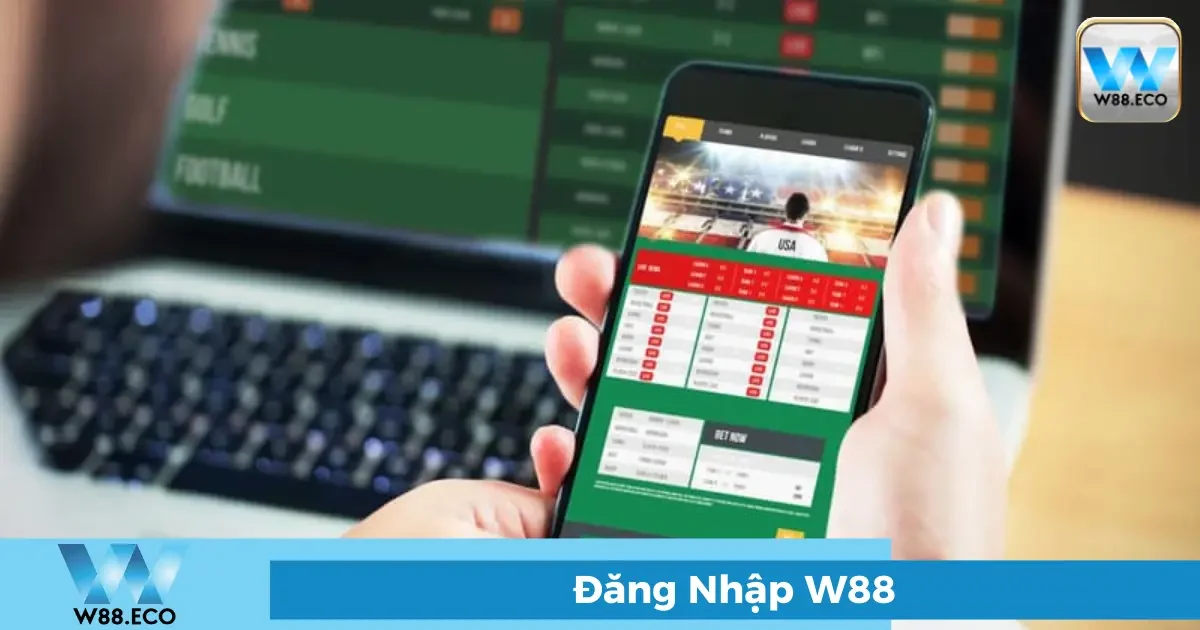 Đăng Nhập W88 - Cổng Cá Cược Đẳng Cấp Chỉ Một Chạm Tay 2 Bước 2: Nhập thông tin tài khoản