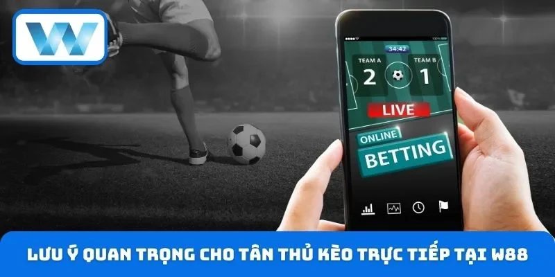 Lưu ý quan trọng cho tân thủ kèo trực tiếp tại W88